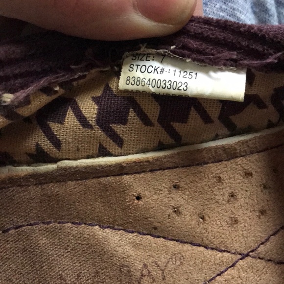 DONATED 🤍🔮 Purple Corduroy Slip Ons - Picture 4 of 6